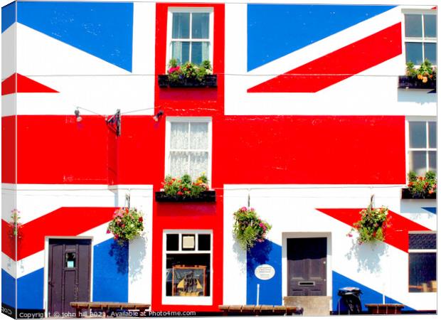 The Union Inn at Saltash Cornwall Canvas Print by john hill