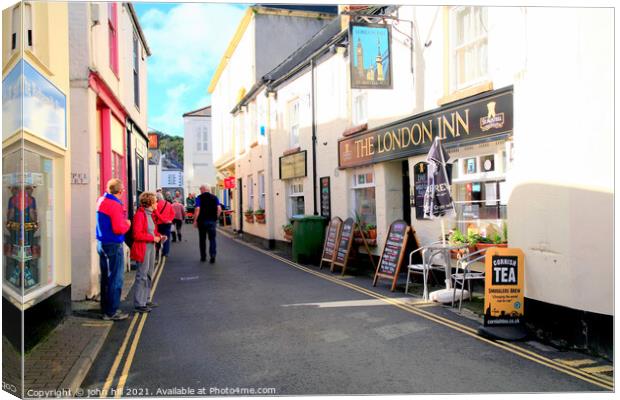 Padstow, Cornwall. Canvas Print by john hill