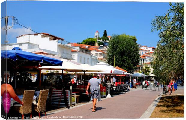 Skiathos, Greece. Canvas Print by john hill