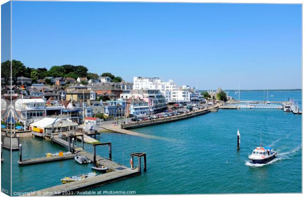 Cowes, Isle of Wight, UK. Canvas Print by john hill