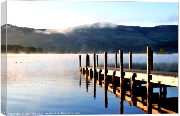 Lake district, Cumbria, UK. Canvas Print by john hill