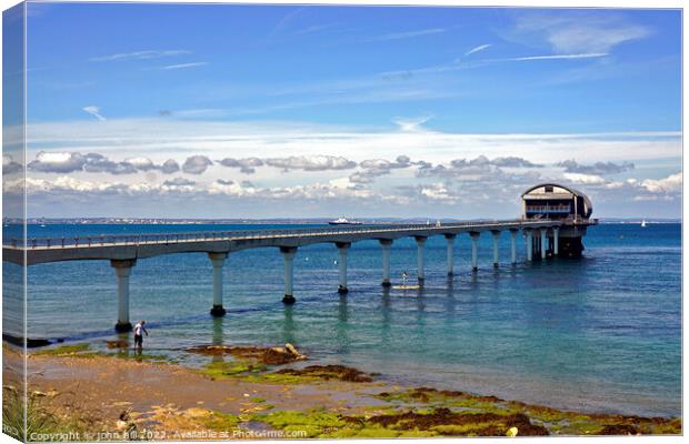 Bembridge lifeboat station, Isle of Wight. Canvas Print by john hill