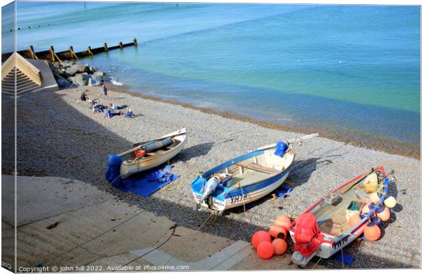 Sheringham, Norfolk. Canvas Print by john hill