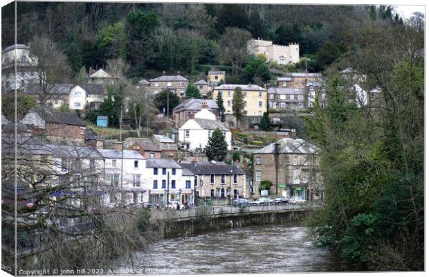 Matlock Bath, Derbyshire Canvas Print by john hill