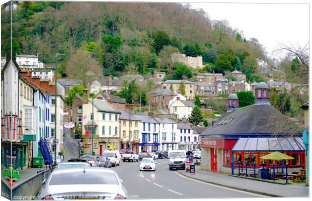 Matlock Bath, Derbyshire Peak district Canvas Print by john hill