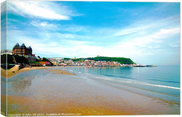 Scarborough, Yorkshire. Canvas Print by john hill