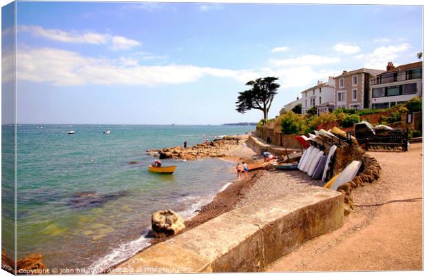 Seaview, Isle of Wight. Canvas Print by john hill