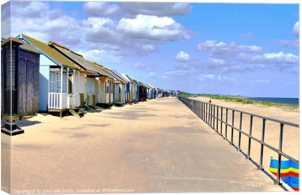 Sandilands Lincolnshire Canvas Print by john hill