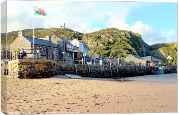 The Quay, Barmouth, Wales. Canvas Print by john hill