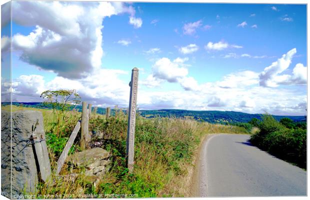 Discover the Scenic Countryside of Derbyshire Canvas Print by john hill