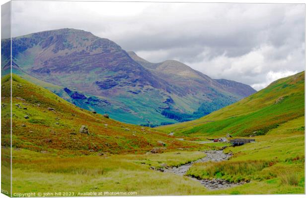 "Ethereal Beauty: A Captivating View of High Stile Canvas Print by john hill