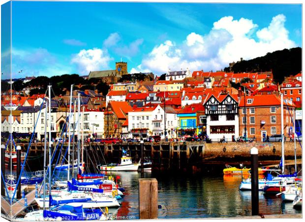 Scarborough, North Yorkshire. Canvas Print by john hill