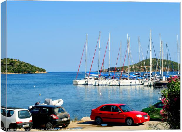 Skiathos, Greece. Canvas Print by john hill