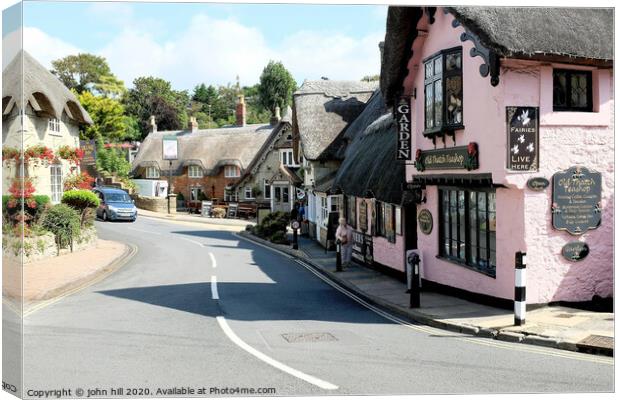 Beautiful old village of Shanklin Isle of Wight. Canvas Print by john hill