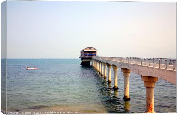 Bembridge Lifeboat Station. Canvas Print by john hill