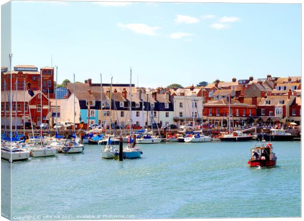Brewers Quay at Weymouth. Canvas Print by john hill