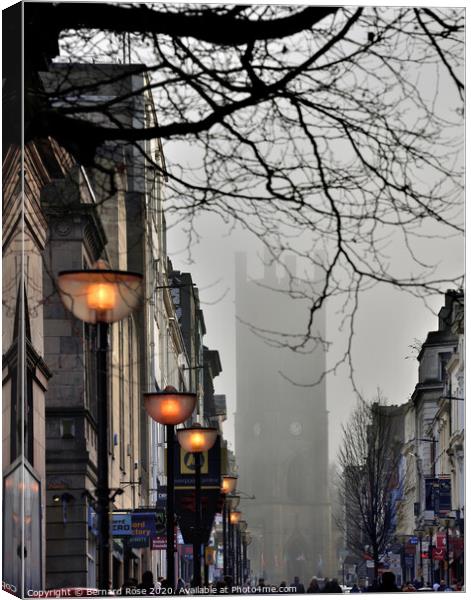 Bold Street, Liverpool Canvas Print by Bernard Rose Photography