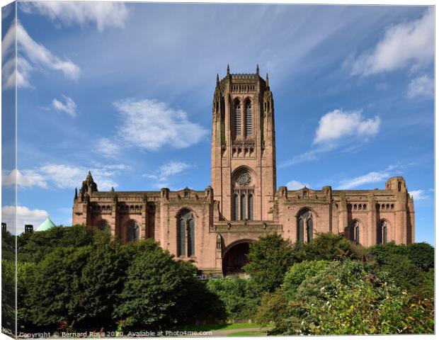 Liverpool Anglican Cathedral Canvas Print by Bernard Rose Photography