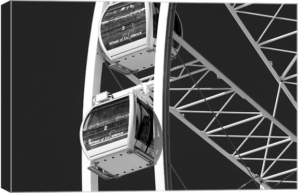 Brighton Wheel Canvas Print by Eddie Howland