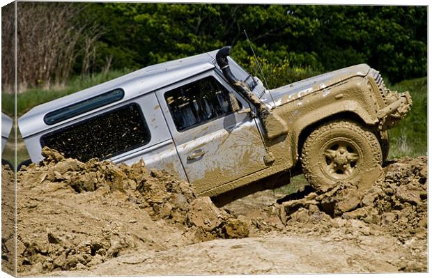 Landrover off road 4x4 Canvas Print by Eddie Howland
