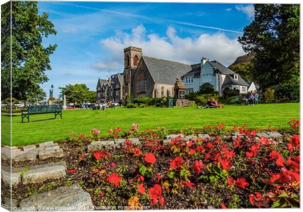 Duncansburgh Macintosh Parish Church in Fort William, Scotland Canvas Print by Karol Kozlowski