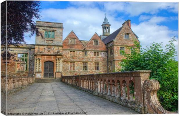 Rufford Abbey  Canvas Print by Helkoryo Photography