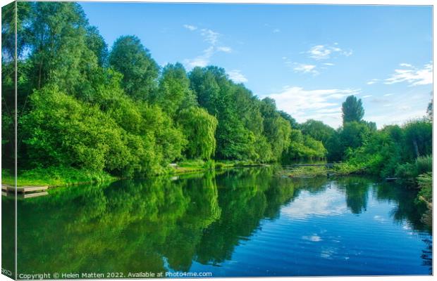 Vicar Water Country Park Clipstone Canvas Print by Helkoryo Photography