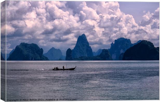 Serene Sea Adventure Canvas Print by Peter Bolton