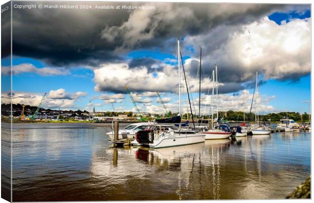 Waterford Harbour Canvas Print by Mandi Hibberd