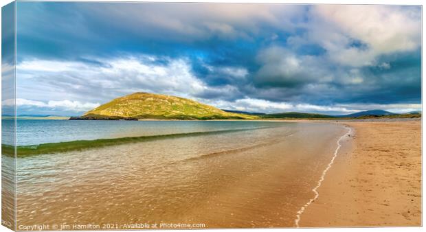 Tullagh beach,Donegal Canvas Print by jim Hamilton