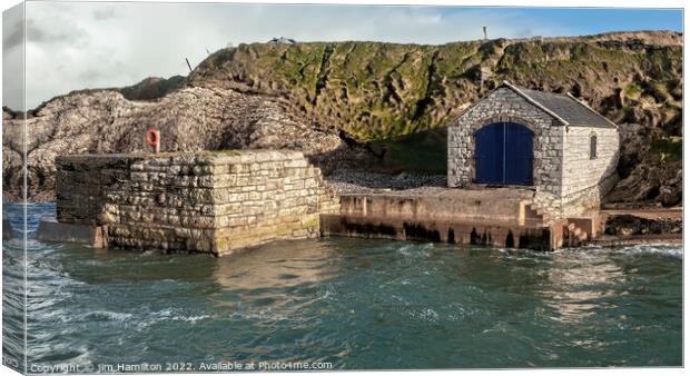 Ballintoy Northern Ireland Canvas Print by jim Hamilton