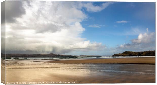 Marble Hill, Donegal Canvas Print by jim Hamilton
