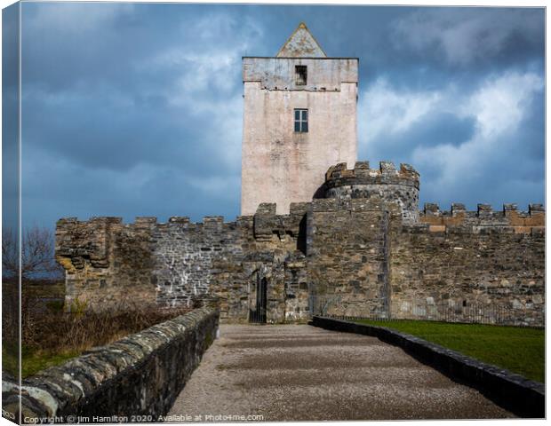 Doe Castle,Donegal, Ireland Canvas Print by jim Hamilton