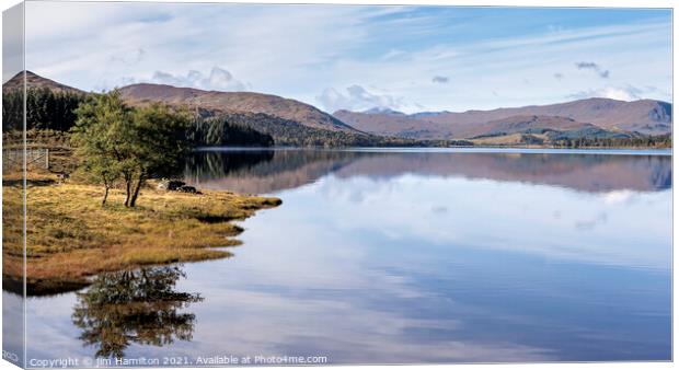 Loch Tulla Scotland Canvas Print by jim Hamilton