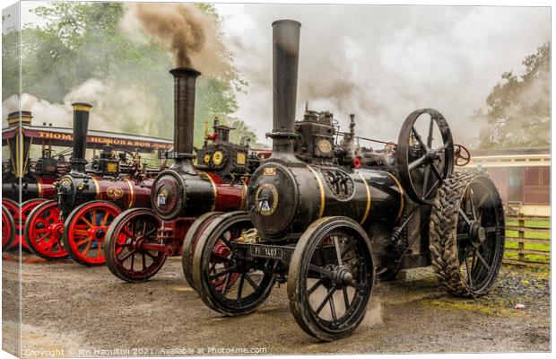The steam Collection Canvas Print by jim Hamilton