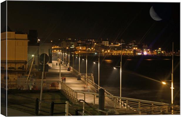 7084 Bridlington Prom aw.jpg Canvas Print by David Borrill