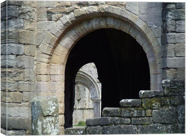 Abbey Arch  Canvas Print by Christopher Borrill-Townsend