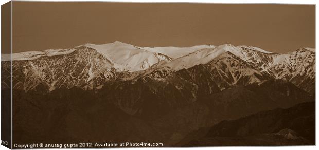 mountains Canvas Print by anurag gupta