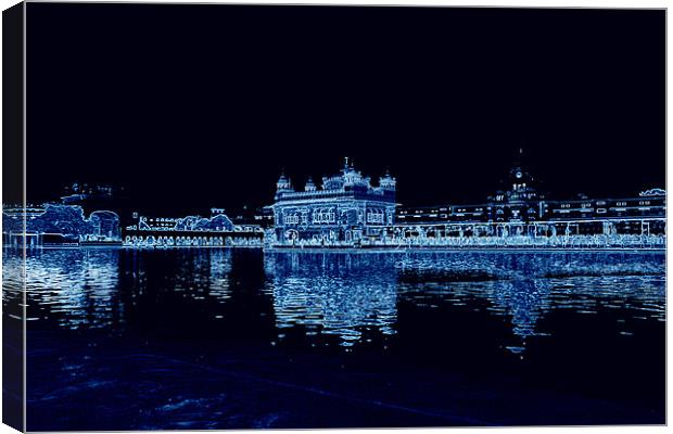 the golden temple Canvas Print by anurag gupta