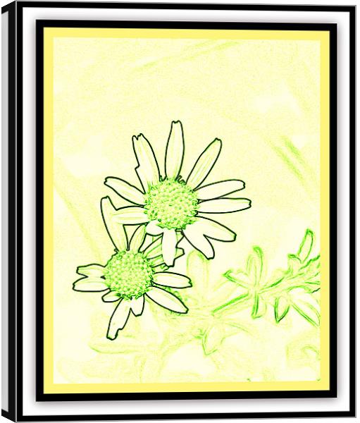 wild flower abstract Canvas Print by anurag gupta