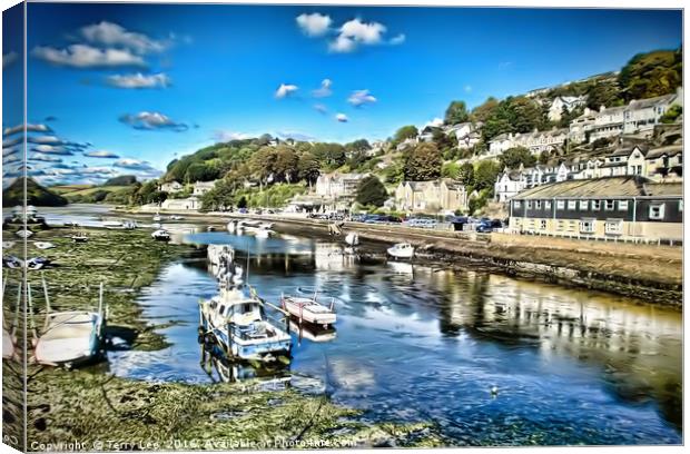 Looe, Cornwall Canvas Print by Terry Lee