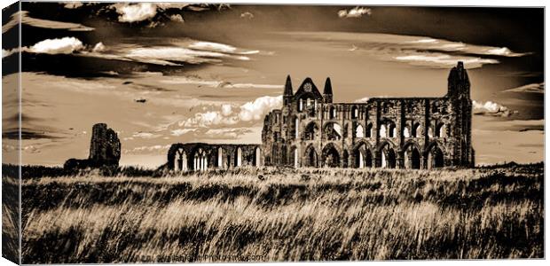 Whitby Abbey Canvas Print by Craig Burley