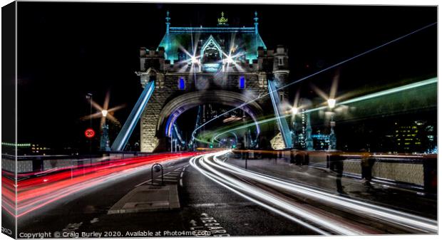 Tower Bridge Canvas Print by Craig Burley