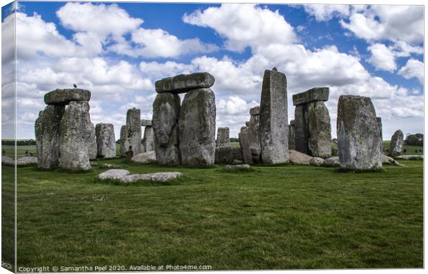 Stonehenge Canvas Print by Samantha Peel