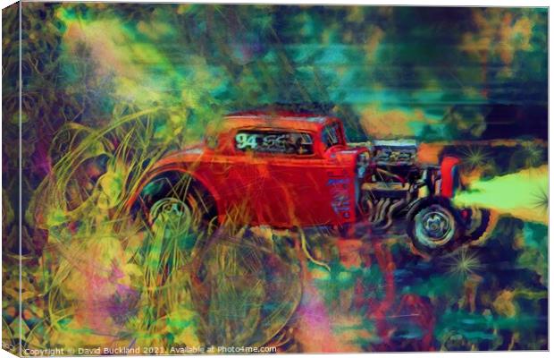 Abstract Hot Rod Canvas Print by David Buckland