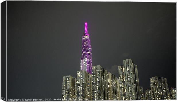 Landmark 81skyscraper in Ho Chi Minh City, Vietnam Canvas Print by Kevin Plunkett