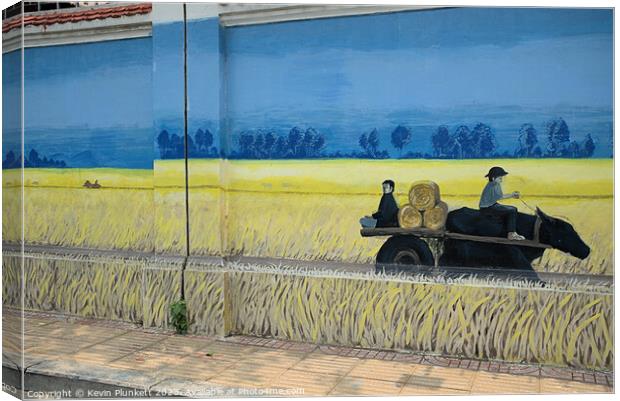 Saigon (Ho Chi Minh City) Street Art Canvas Print by Kevin Plunkett