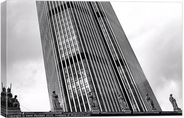 Tower 42, City of London.  Canvas Print by Kevin Plunkett