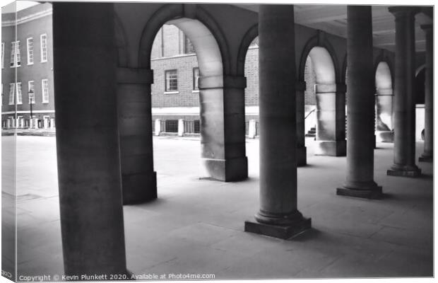 Temple, Royal Courts of Justice. London. Canvas Print by Kevin Plunkett