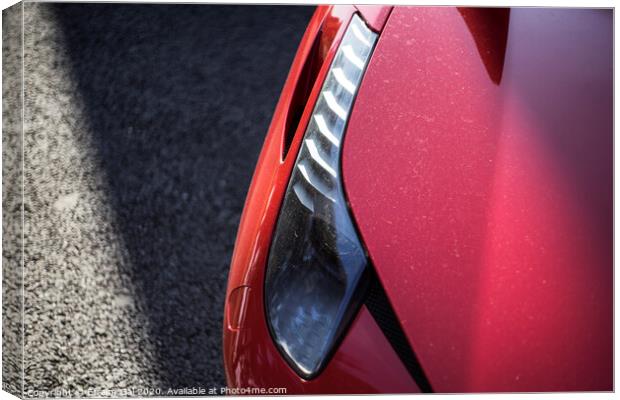 Ferrari detail Canvas Print by Efraim Gal